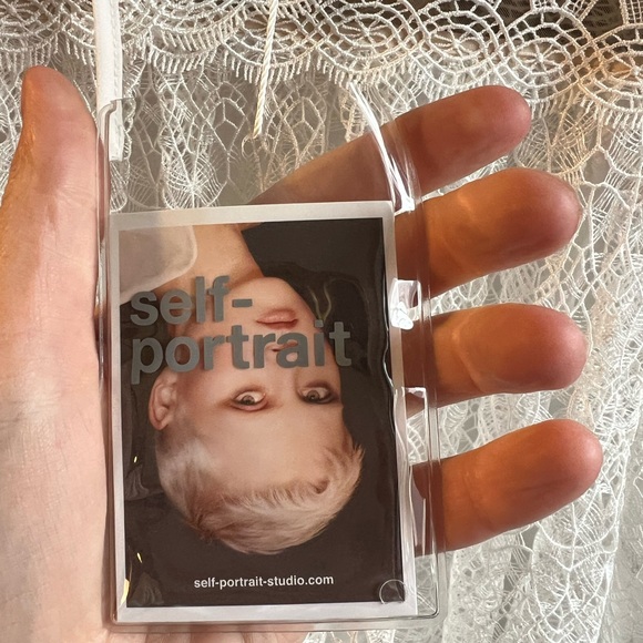 SELF-PORTRAIT lace cut out mini dress in white NWT - Picture 6 of 6